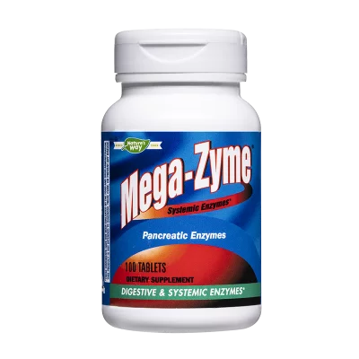 Панкреатични ензими Mega-Zyme Dual action Enzymes, 100 таблетки