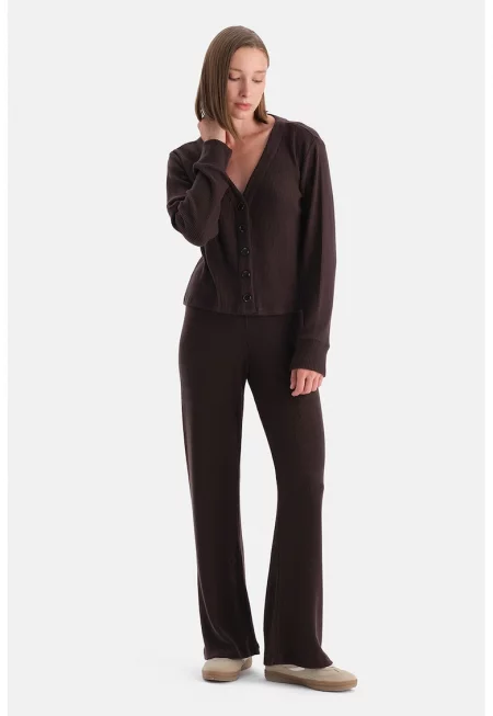 Панталон с миди талия