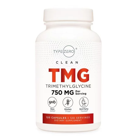 Поддържа нормалните нива на хомоцистеина - TMG (триметил глицин) TypeZero™, 750 mg х 120 капсули