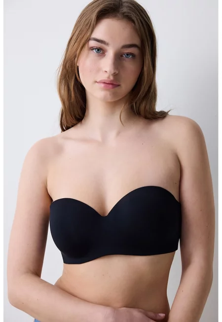 Подплатен сутиен с множество опции за носене - Черен