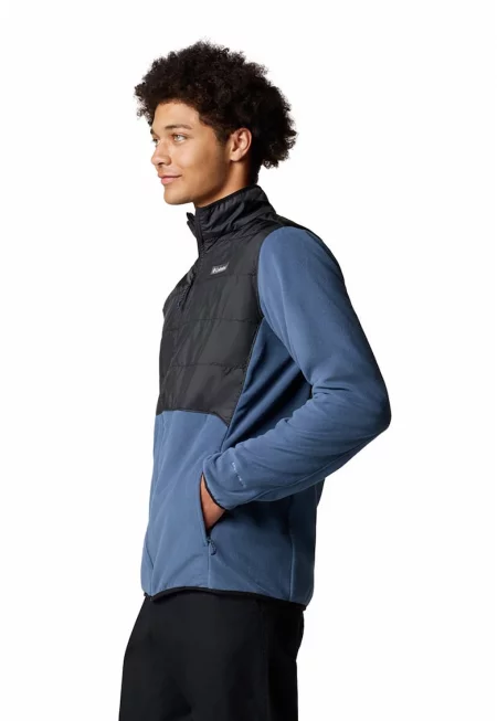 Поларен суитшърт Basin Butte™ с цип - Черен/Прашно синьо