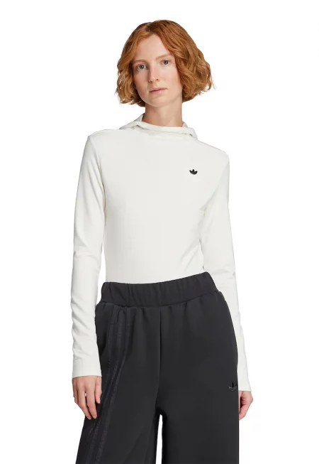 Слим худи Premium Essentials - Черен/Мръснобял