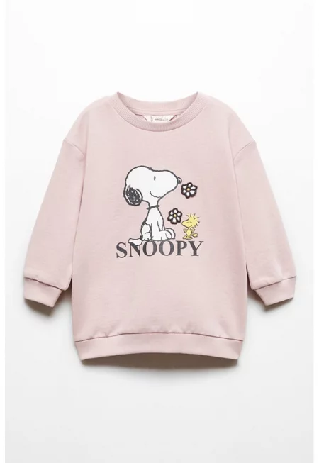 Спортна рокля с принт на Snoopy