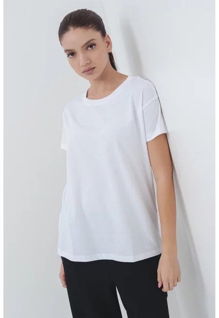 Свободна тениска от памук