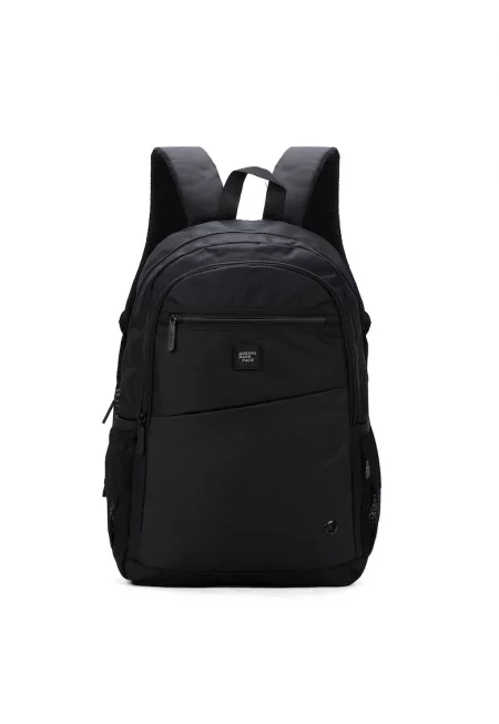 Текстилна раница 181077 с регулируеми презрамки - Черен