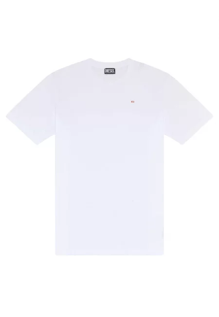 Тениска Just с овално деколте - Бял