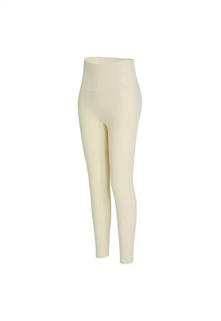 Тренировъчен клин с висока талия - Жълт