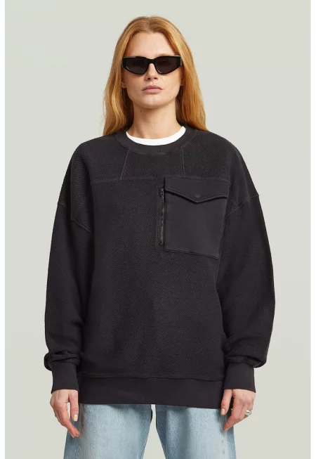 Уголемен суитшърт от органичен памук