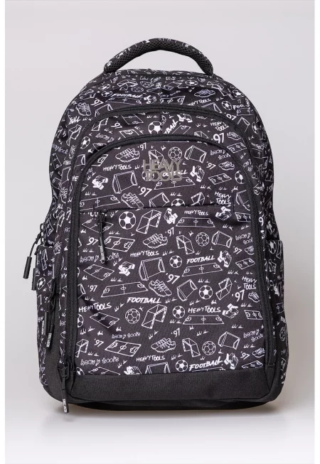 Унисекс раница Ehatan 25 с три разделения - Бял/Черен