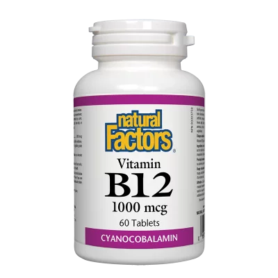 Vitamin B12/ Витамин В12 (цианокобаламин) 1000 mcg х 60 таблетки