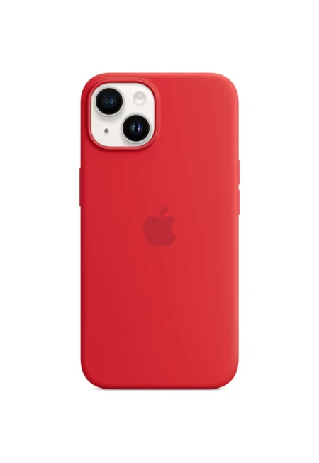 Защитен калъф  Silicone Case with MagSafe - За iPhone 14 - RED