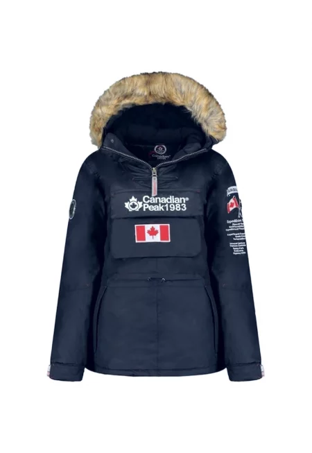 Зимно яке  Banapeak за момичета - черно - 100% полиестер - 152 см