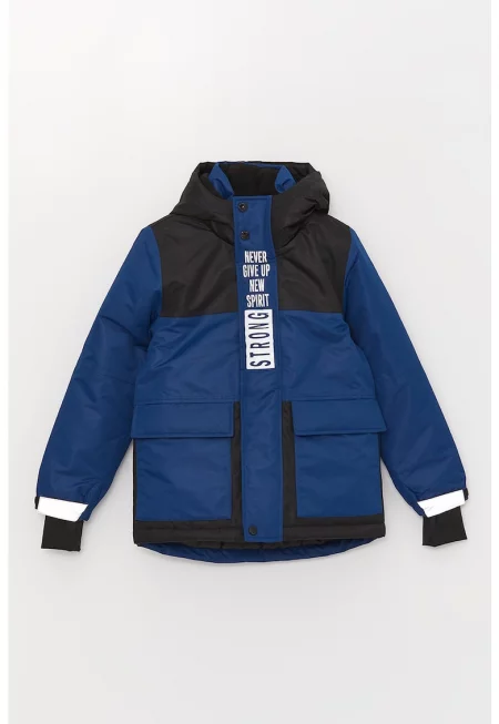 Зимно яке с джобове с капаче