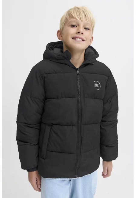 Зимно яке с качулка и странични джобове