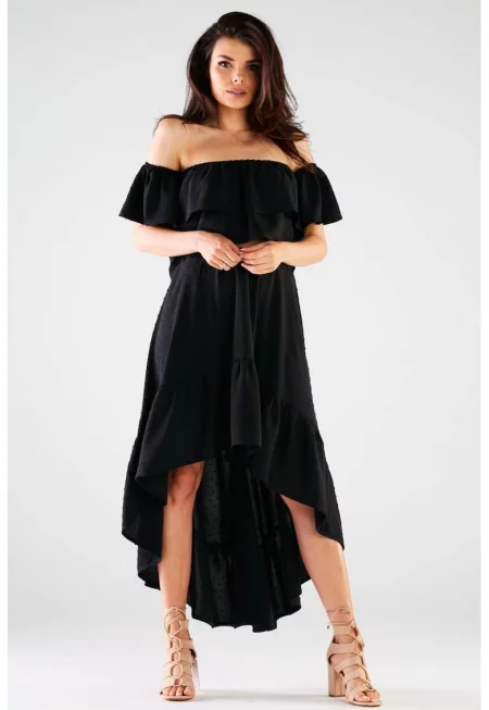 Блуза без ръкави - деколте на раменете A424