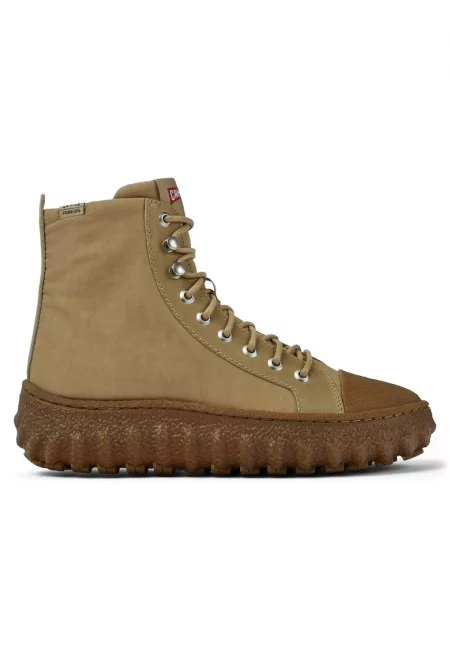 Боти Ground 329 с кожа - Бежов