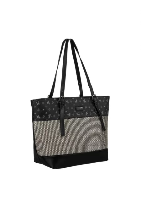 Чанта 6875-4 Tote Екологична кожа - Черен