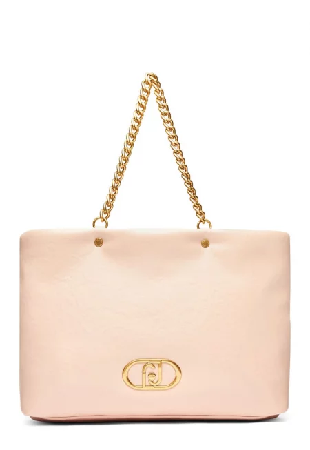 Чанта Lapuffy от еко кожа - Светлорозов