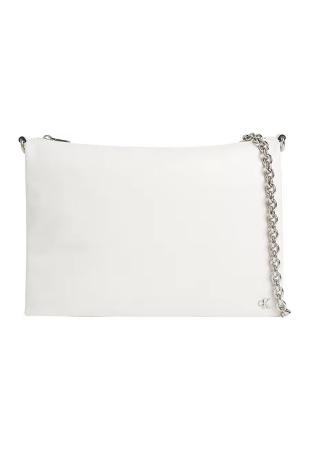 Чанта Micro Mono с презрамка с верижка - Мръснобял