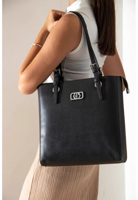 Чанта от еко кожа - Черен