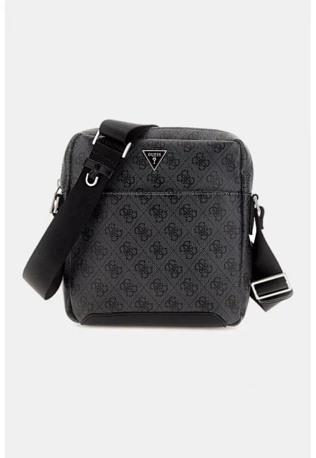 Чанта през рамо Torino от еко кожа - Черен/Tъмносив