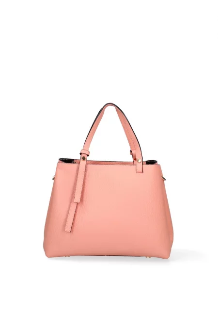 Чанта за рамо с регулируема презрамка - Розова сьомга