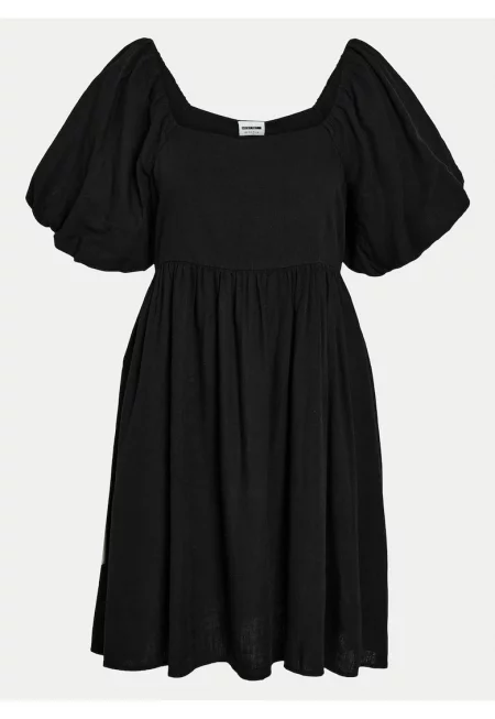 Дамска лятна рокля  27033018 - Вискоза/Лен - Черен