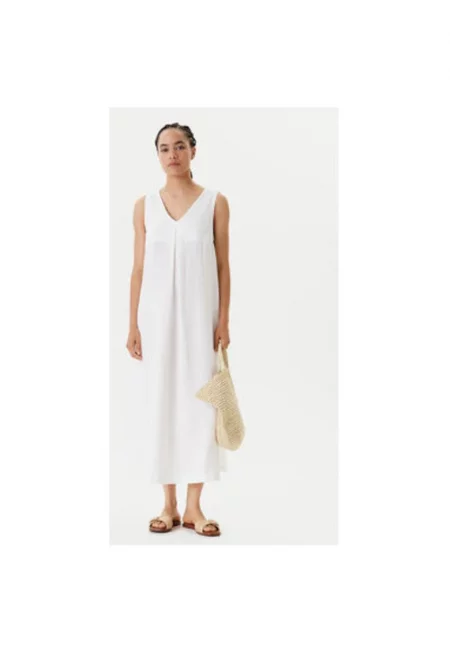 Дамска лятна рокля  4AGHDV07C3 - Бял