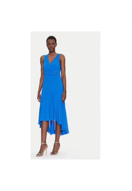 Дамска рокля  251-REEL - Полиестер - Син