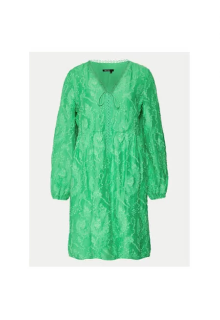 Дамска рокля -  303698706 - Вискоза/Полиестер/Полиамид - Зелена