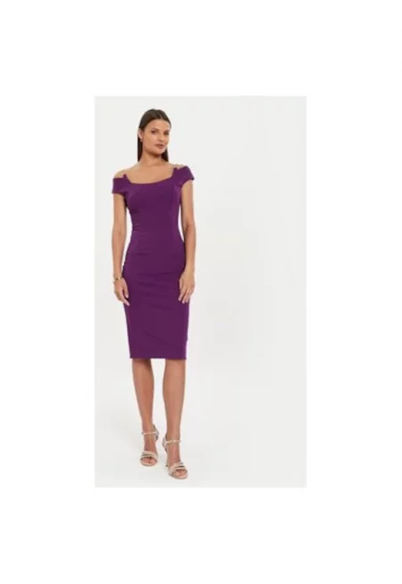 Дамска рокля - Ринасименто - 304657894 - Полиестер - Лилаво