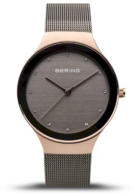 Дамски часовник  12934-369 - Неръждаема стомана - Аналог - Розово злато