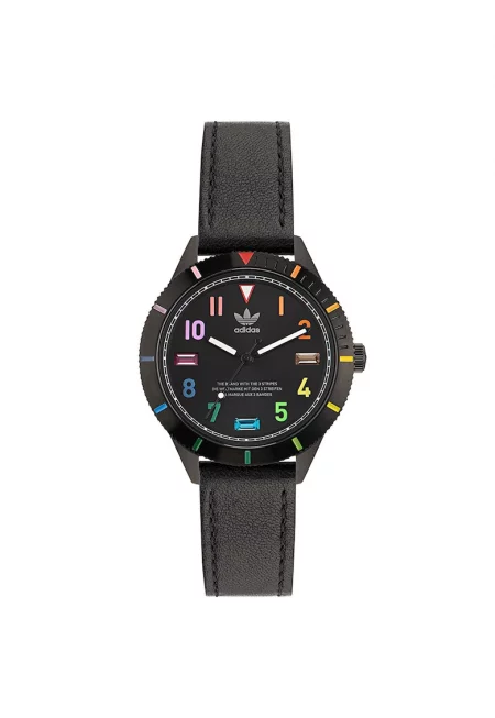 Дамски часовник  EDITION THREE ICON SMALL - черна силиконова каишка - черен корпус от неръждаема стомана - 36x8 мм