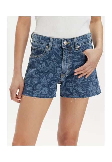 Дамски панталон -  592820 - Син - Памук