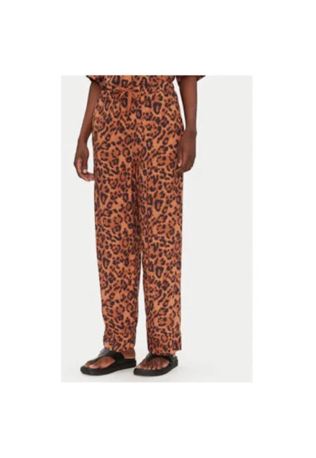 Дамски панталон  C18SE0 A12 - Вискоза - Кафяв