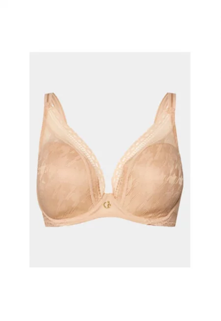 Дамски сутиен -  303814663 - Найлон - Бежов - Бежов