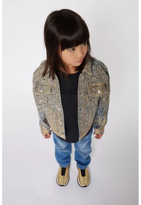 Дънки с джобове и средна талия - Светлосин