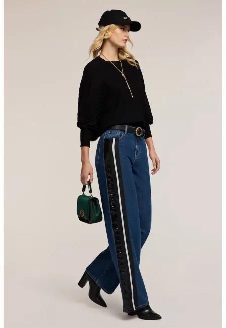 Дънки с пайети