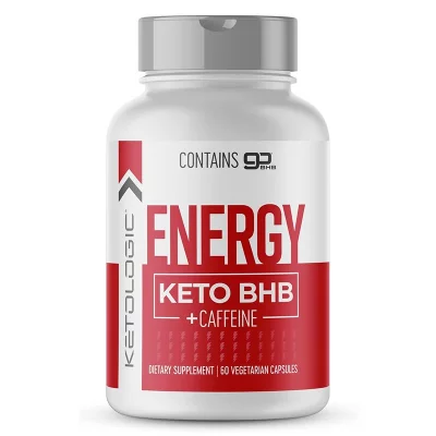 Екзогенни кетони + Кофеин - Energy Keto BHB + Caffeine, 60 капсули