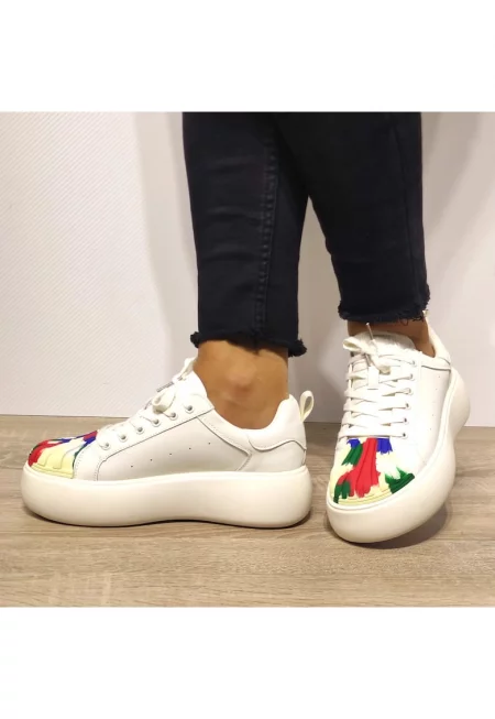 Ежедневни дамски обувки  Бял