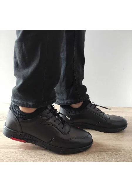 Ежедневни мъжки обувки  95150 01-N Black - черни - Черен