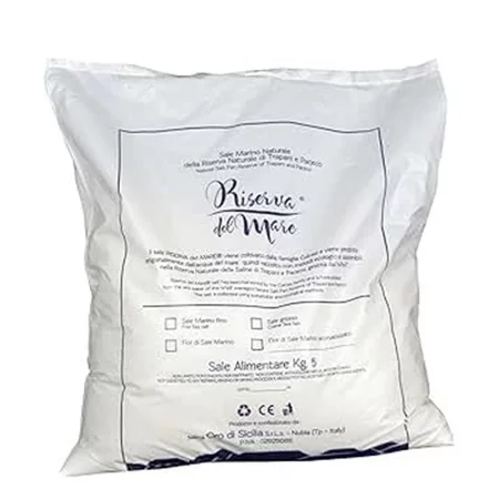 Фина нерафинирана морска сол от Сицилия, 5 kg