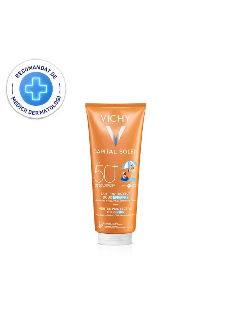 Хидратиращо мляко за лице и тяло  Ideal Soleil за деца SPF 50 - 300 мл