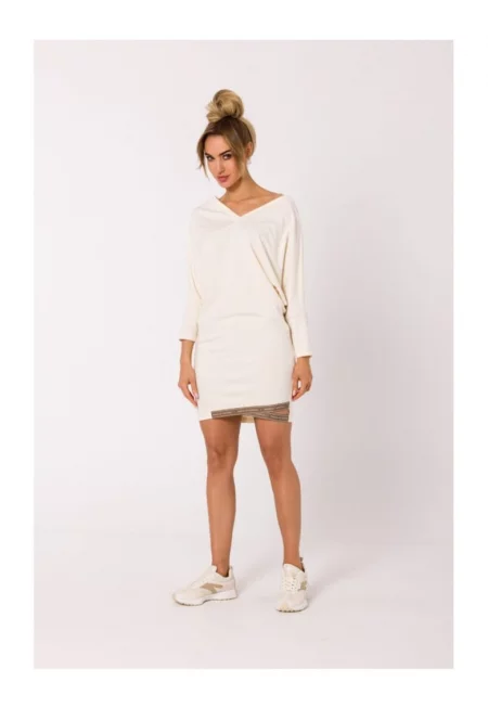 Изработена от Emotion Дамска мини рокля Grisante M732 синя