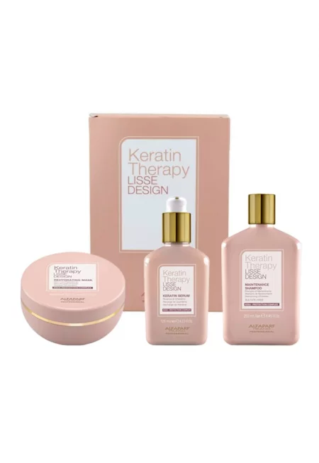 Комплект  Lisse Design Keratin Therapy Maintenance - Шампоан 250 ml - Маска 200 ml - Серум 125 ml