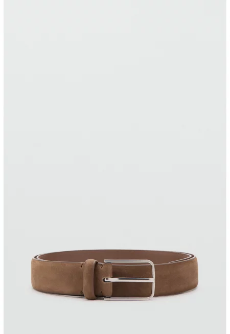 Кожен колан Napa с метална тока - Камел