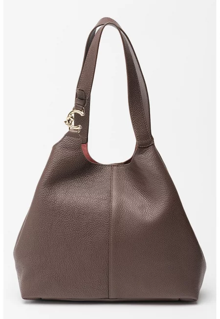 Кожена чанта за рамо C-Easy с отделящ се несесер