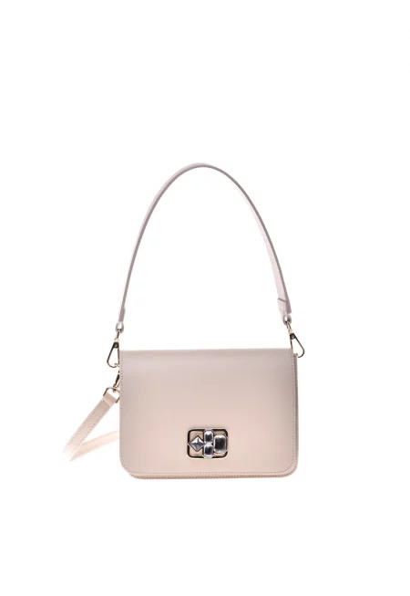 Кожена чанта за рамо с отделяща се презрамка