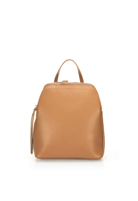 Кожена раница с две отделения - Камел