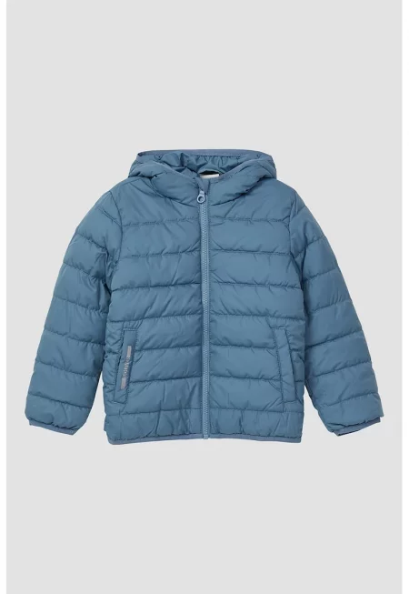 Леко ватирано зимно яке с качулка